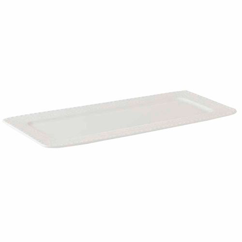 Fuente Rectangular DECO HOME Porcelana Blanco