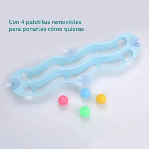 Laberinto para Gato con Ventosa -  Celeste