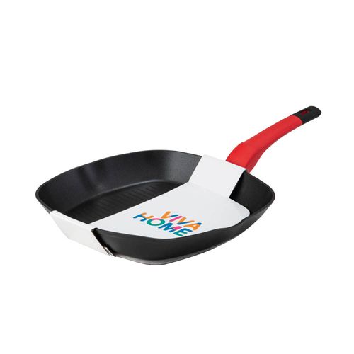 Grill con Mango Silicona Roja VIVA HOME 28cm