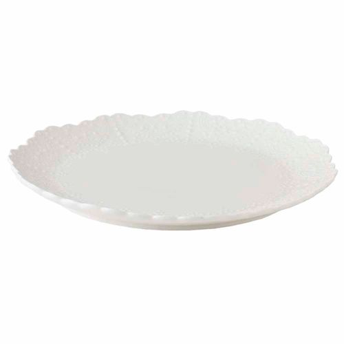 Plato Tendido DECO HOME Porcelana Blanco