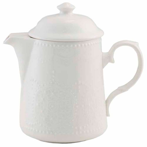 Tetera DECO HOME Porcelana Blanco 900 CC