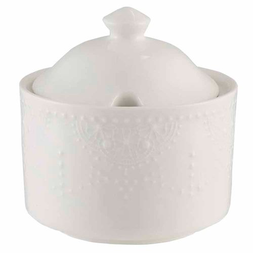 Azucarero DECO HOME Porcelana Blanco