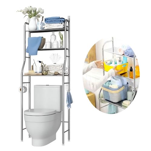 Estante De Baño Sobre El Inodoro de Acero Inoxidable