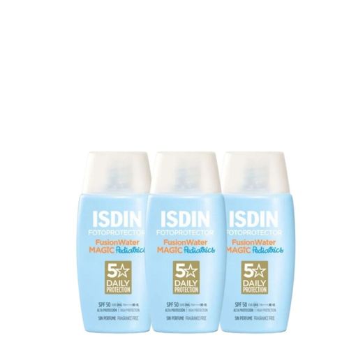TRIO FOTOPROTECTOR ISDIN PEDIATRICO FUSION WATER 50+ X 50 ML