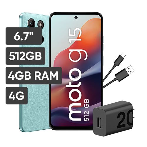 Smartphone MOTOROLA G15 512 6.7" 4GB 512GB 50MP Sat Air
