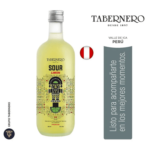 Pisco Sour TABERNERO Limón Botella 700ml