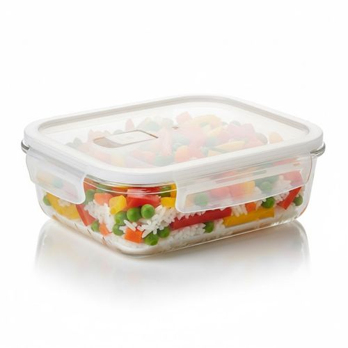 Táper De Vidrio Rectangular 1520ml Hermético y Versátil