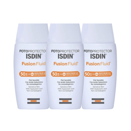 Trio Fotoprotector ISDIN Fusión Fluid SPF50 + 50ml