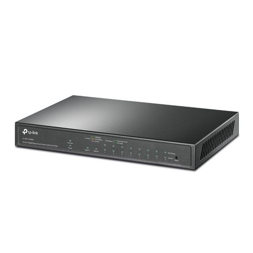 TP-Link - Switch TL-SG1210MPE de 10 Puertos Gigabit (8 Puertos PoE+)