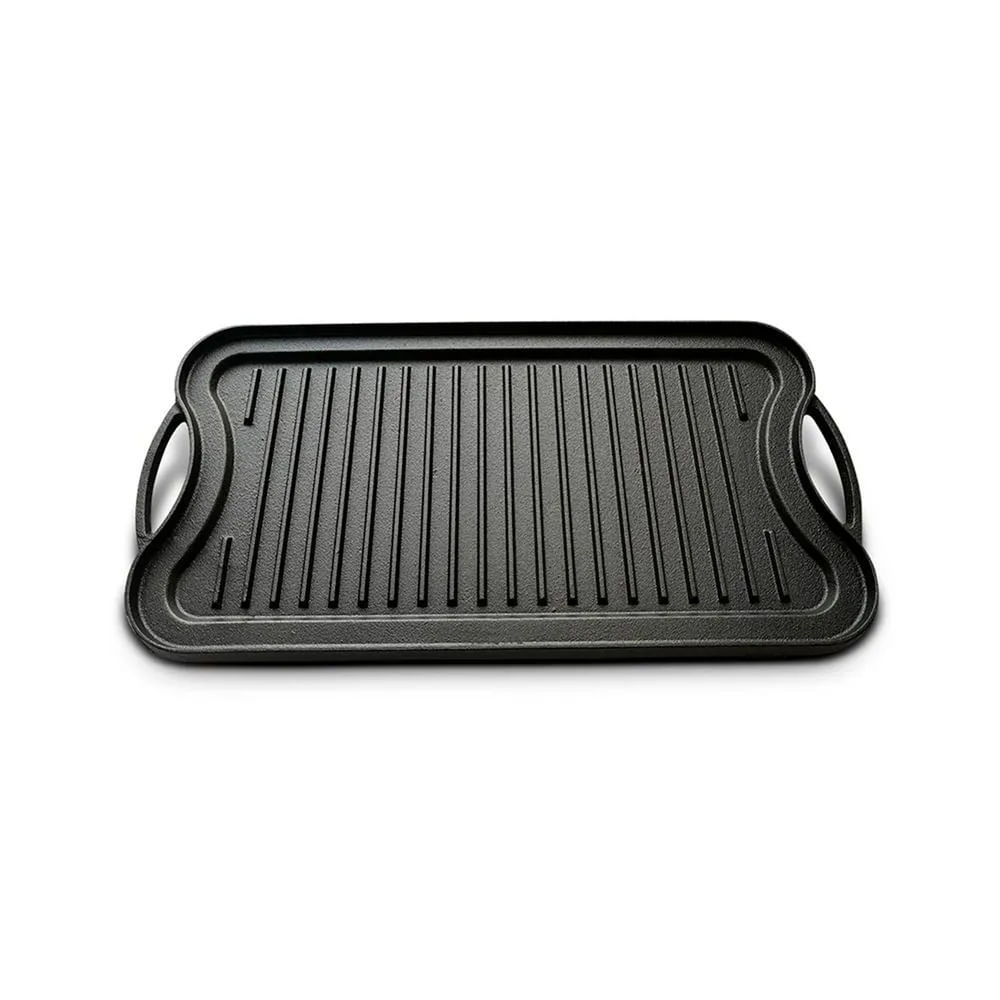 PLANCHA GRILL DE HIERRO FUNDIDO RECORD 51 X 25 CM