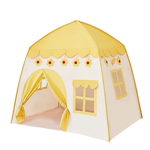 Castillo Armable para Niños, Carpa Armable para Niños Amarillo