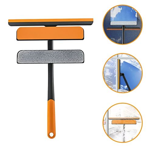 Limpiavidrios Espejos Parabrisas De Cabezal Giratorio 3 en 1