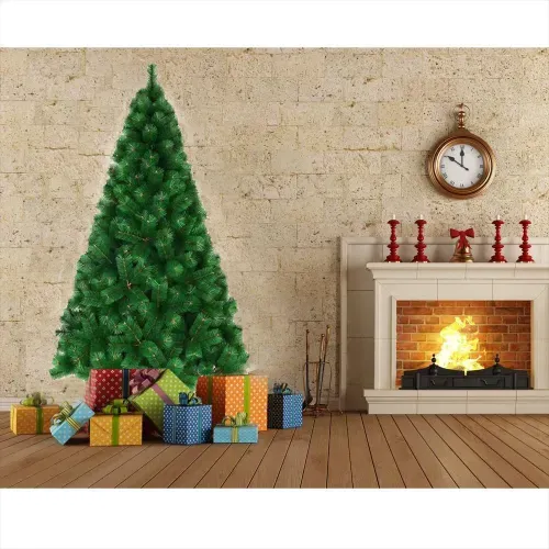 Árbol Navidad De Pino Tupido Clásico 180 Cm Importado(casasmart)