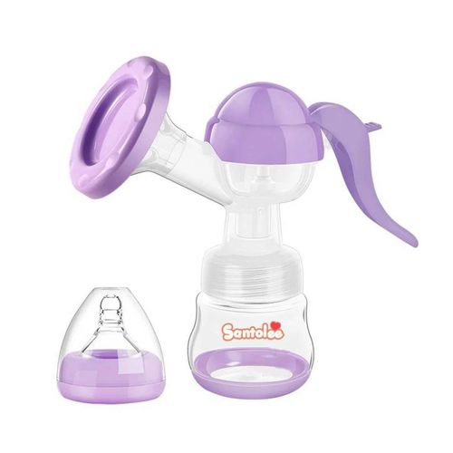Extractor de Leche Materna Biberon Manual 2 en 1 Santolee
