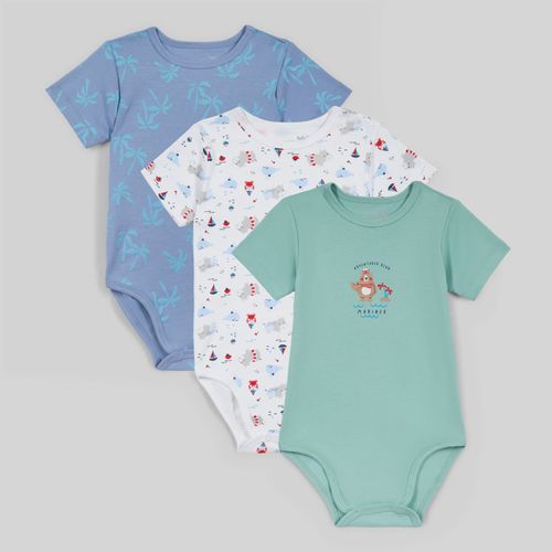 Body Interno Pack X3 Para Bebe Recien Nacido Kt