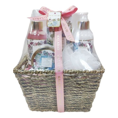 Set De Baño Malabar Basket Rafia