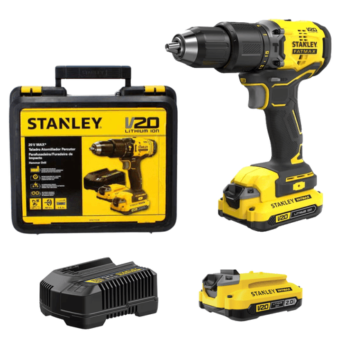 Taladro Percutor Inalámbrico 12 20V FATMAX SCD711C2K Stanley