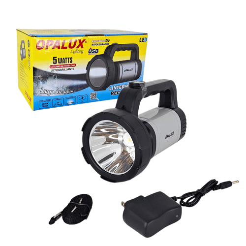 Linterna de mano  Led Recargable 5w