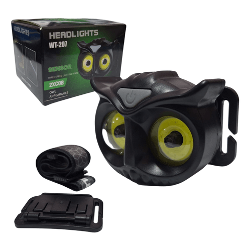 Linterna Led Frontal De Cabeza Recargable Modelo Buho Bossney Wt-207