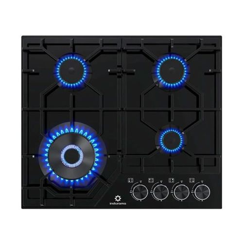 Cocina Empotrable 4 Hornillas Indurama EGASI 604CGNE - Parrillas/hierro fundido !OFERTON!