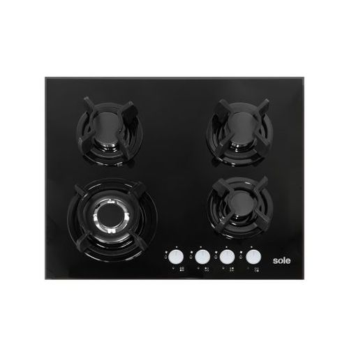 Cocina Empotrable Sole 4 Hornillas 60 cm SOLCO034 - Kit/ instalación !OFERTON!