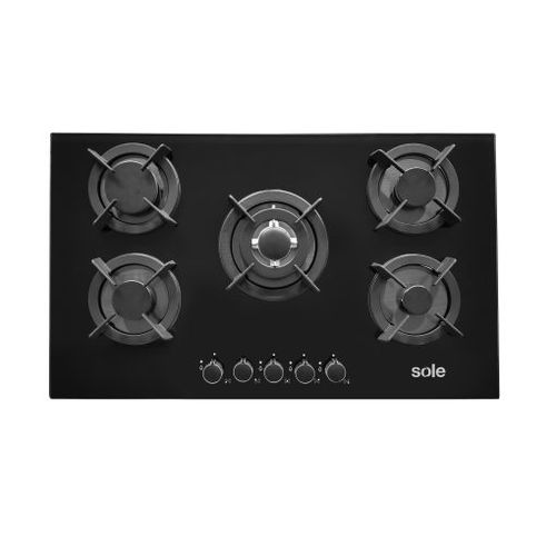 Cocina Empotrable Sole 5 Hornillas 90 cm SOLCO069 - Hierro fundido !OFERTON!