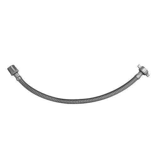 Tubo de Abasto para Lavatorio 1/2"x40cm Acero Inoxidable Metusa