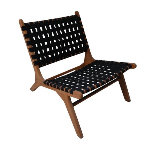 Silla de exterior Lounge Tejida Orange