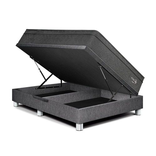 Cama Boxet Pocket Star Queen Gris Paraiso