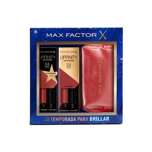 Pack Max Factor Labial Lipfinity Starstruck + Spicy + Mini Neceser