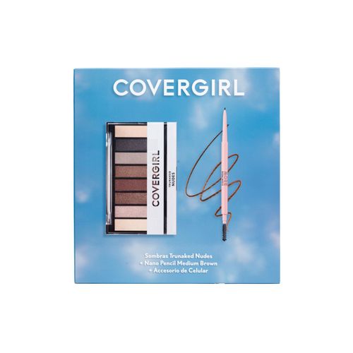 Pack Covergirl Sombra De Ojos Nude + Lápiz De Cejas Nano Pencil Medium Brown
