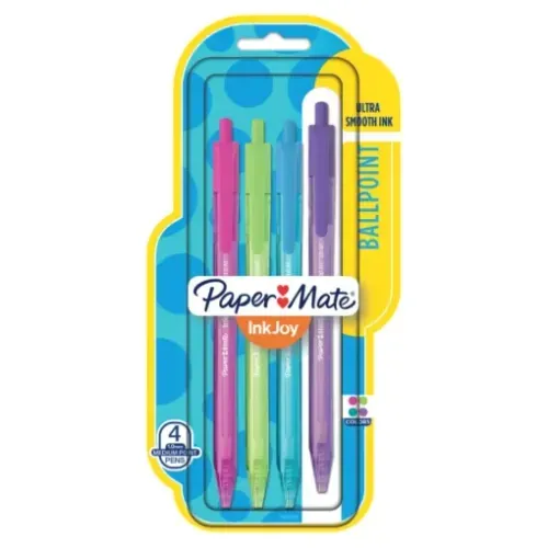 Boligrafo Retractil (Inkjoy) Paper Mate x4 LA3748 - !OFERTON!