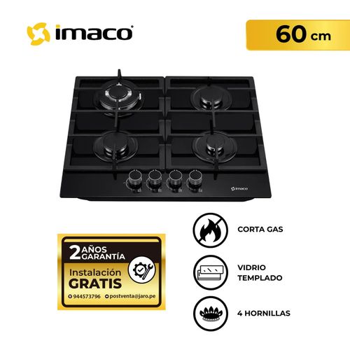 Encimera a Gas IMACO IENC60  Elegancia y Potencia en tu Cocina