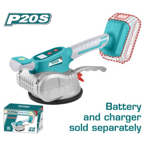 VIBRADOR DE MAYOLICA VENTOSA 20V 50KG VEL. VARIABLE TOTAL TTVLI20101