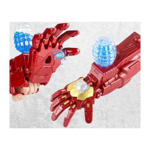 Juguete Guante Iron Man Lanzador Hidrogel