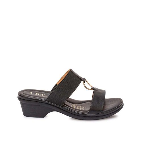 Sandalia Slide Casual ANA-2617 Negro ADV