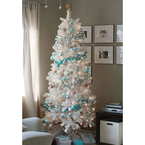 Árbol de Navidad Blanco de 180cm de Alto Autoarmable Incluye Soporte (MUNDO ELECTRONICO)