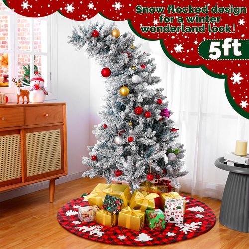 Árbol de Navidad Flexible de 210CM de Alto con Nieve (MUNDO ELECTRONICO)