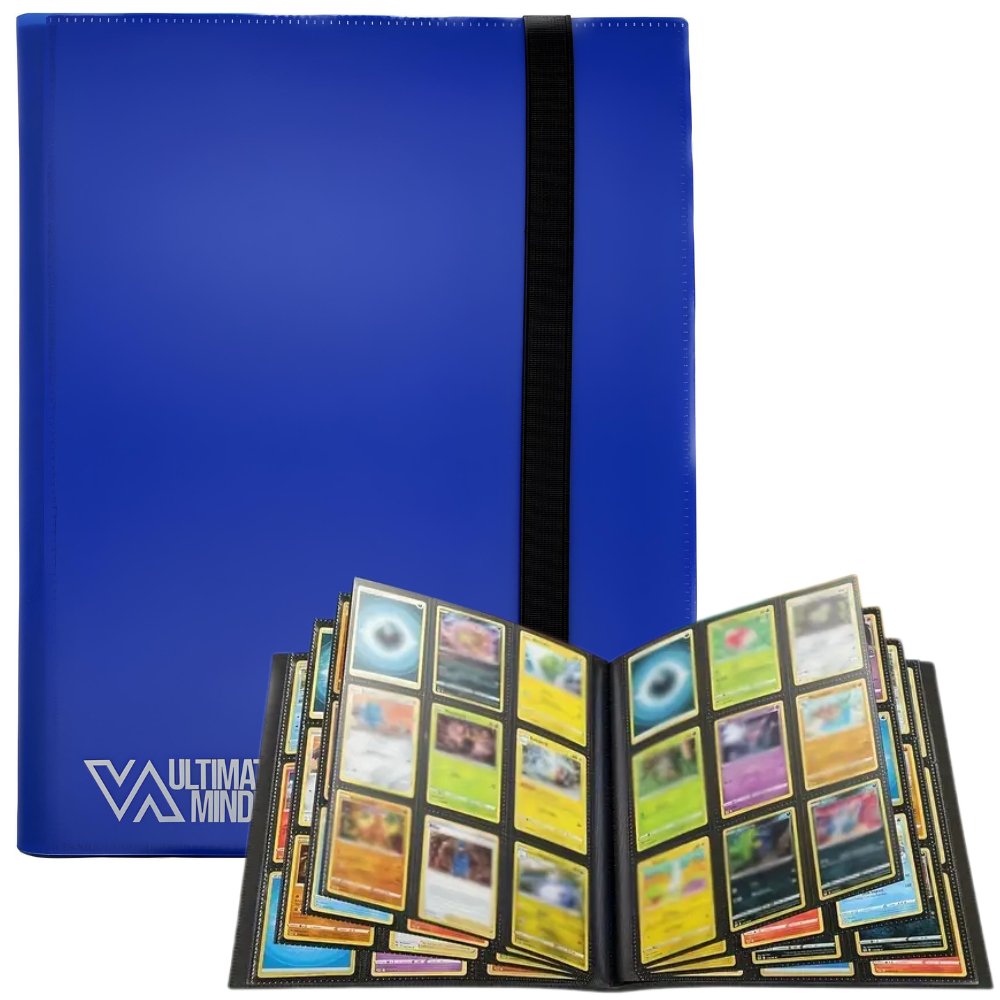 Album para Cartas Pokemon TCG y Magic para 360 cards - Azul - Binder Ultimate