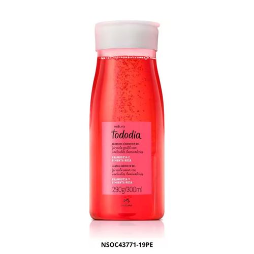 Jabón Líquido Natura Frambuesa y Pimienta Rosa en gel 300 ml