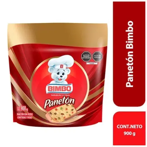 PANETON BIMBO EN BOLSA 900GR