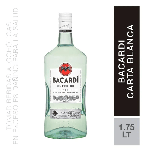 Ron BACARDI Carta Blanca Botella 1.75L