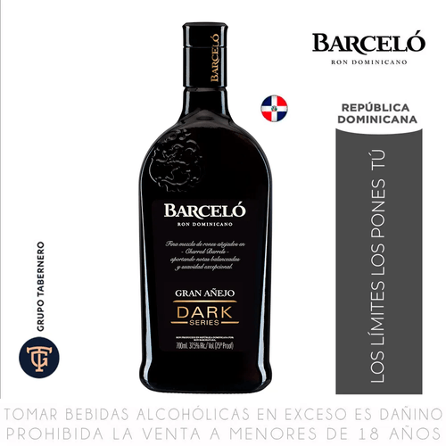 Ron BARCELO Gran Añejo Dark Botella 750ml