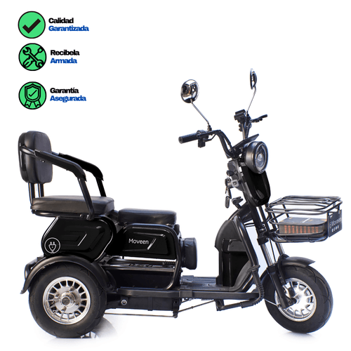 TRIMOTO URBAN 1 NEGRO + CANDADO CON CLAVE DE REGALO