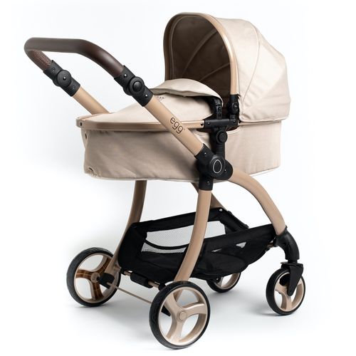 COCHE PARA MUÑECAS ROMA PRAMS EGG FEATHER