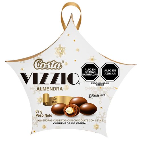 Chocolate COSTA Vizzio Estrella Navideña Caja 63g