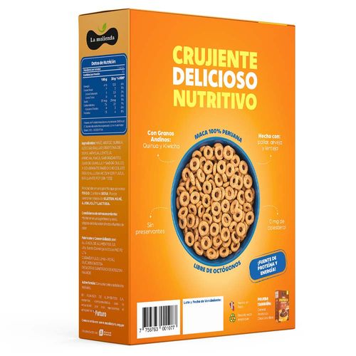 Cereal Proteico LA MOLIENDA Macarito Caja 220g