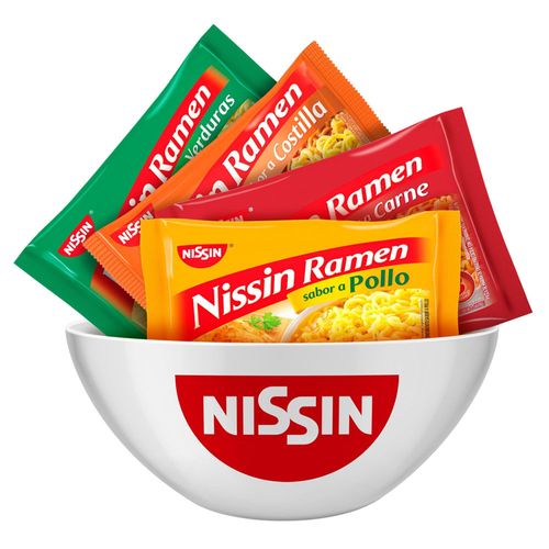 Bowl Ramen NISSIN Bolsa 4un