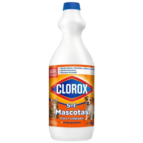 Limpiador Desinfectante CLOROX Mascotas Botella 930ml