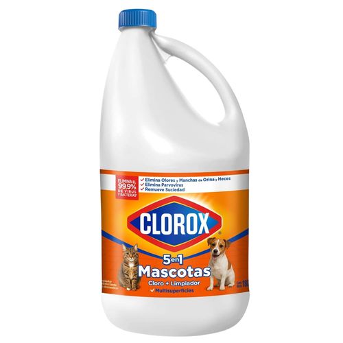 Limpiador Desinfectante CLOROX Mascotas Botella 1.8L